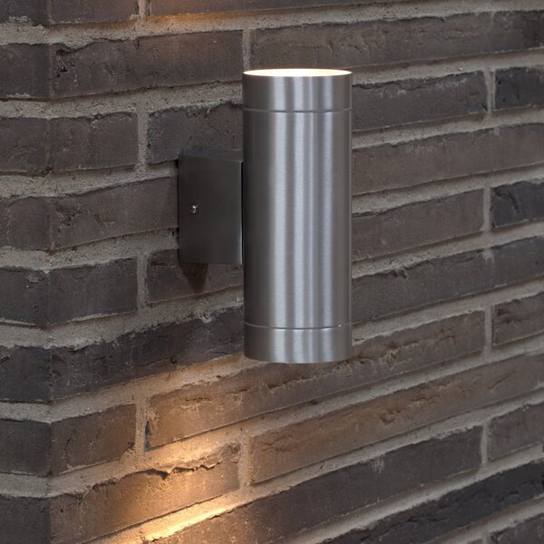 Zewnętrzna Lampa Nordlux, Tin Maxi Double, ściemnialny, metaliczny, metal, nowoczesny