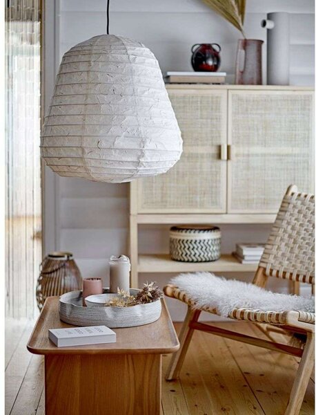 Lampa Wisząca Bloomingville, beżowy, salon, papier | karton