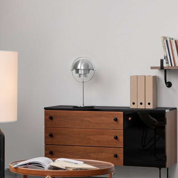 Lampa Stołowa GUBI, Multi-Lite, metaliczny, salon, metal, design