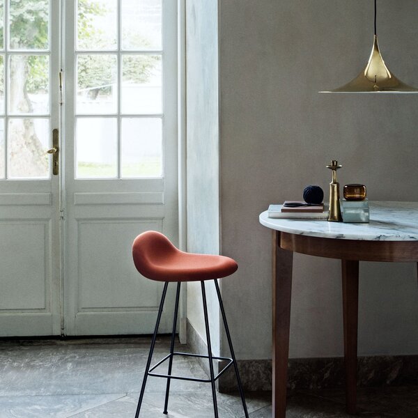Lampa Wisząca GUBI, Semi, ściemnialny, złoty | mosiężny, salon, metal, design