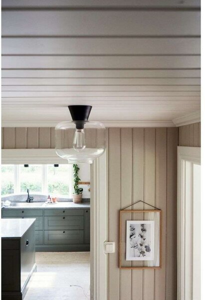 Ritz Lampa Sufitowa Clear/Black - Globen Lighting