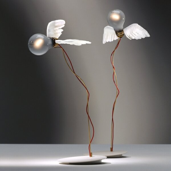 Lampa Stołowa Ingo Maurer, ściemnialny, biały, salon, inny materiał
