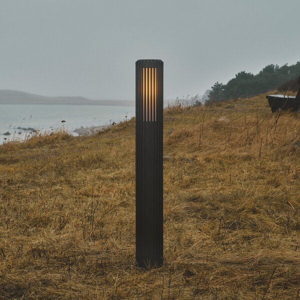 Zewnętrzna Lampa Nordlux, Aludra, ściemnialny, czarny, aluminium