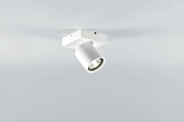 Lampa Sufitowa LIGHT-POINT, ściemnialny, biały, salon, aluminium