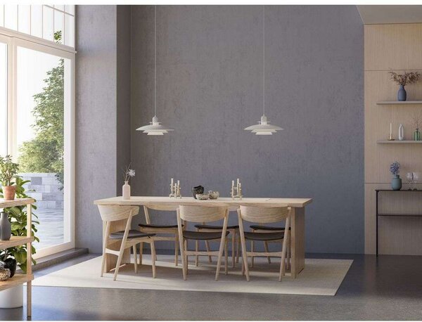Lampa Wisząca Belid, ściemnialny, biały, jadalnia, metal