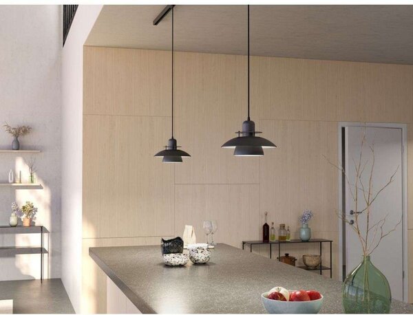 Lampa Wisząca Belid, ściemnialny, czarny, jadalnia, metal