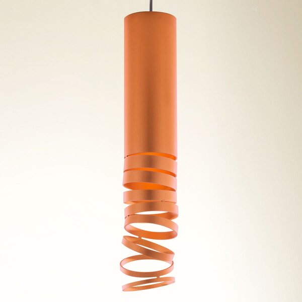 Lampa Wisząca Artemide, Decomposé, ściemnialny, pomarańczowy, salon, metal, design
