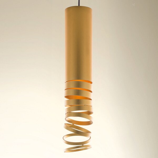 Lampa Wisząca Artemide, Decomposé, ściemnialny, złoty | mosiężny, salon, metal, design
