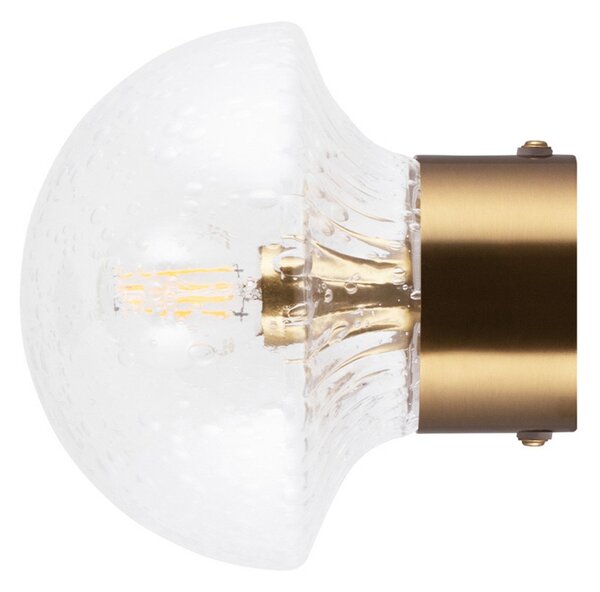 Lampa Ścienna Globen Lighting, transparentny, łazienka, szkło