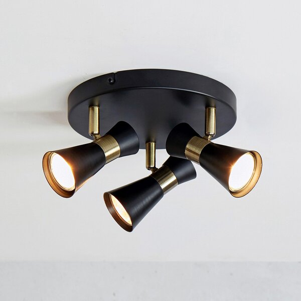 Lampa Sufitowa Markslöjd, Folie, ściemnialny, czarny, salon, metal, nowoczesny