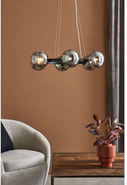 Circle 6 Lampa Wisząca Czarny/Przydymiony - Markslöjd