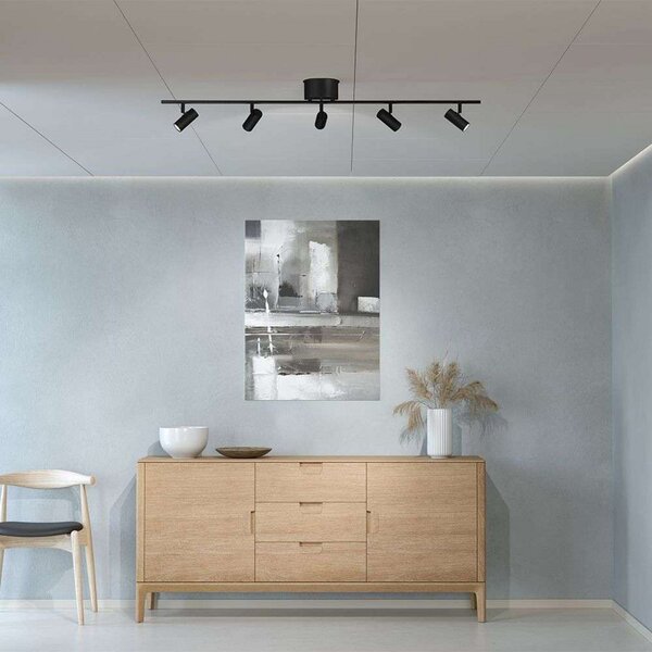 Cato 5 Lampa Sufitowa Matowy Czarny/Matowy Czarny - Belid
