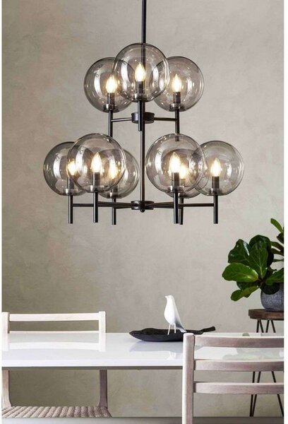 Lampa Wisząca Markslöjd, czarny, salon, metal