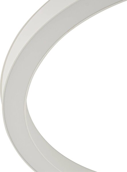 Lampa sufitowa LED Neor Lucande, możliwość ściemniania, biały / opal, przedpokój, metal, nowoczesny