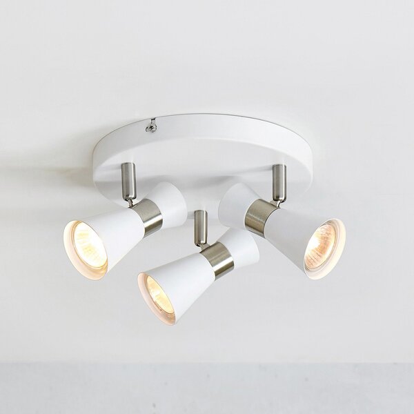 Lampa Sufitowa Markslöjd, Folie, ściemnialny, biały, salon, metal, nowoczesny