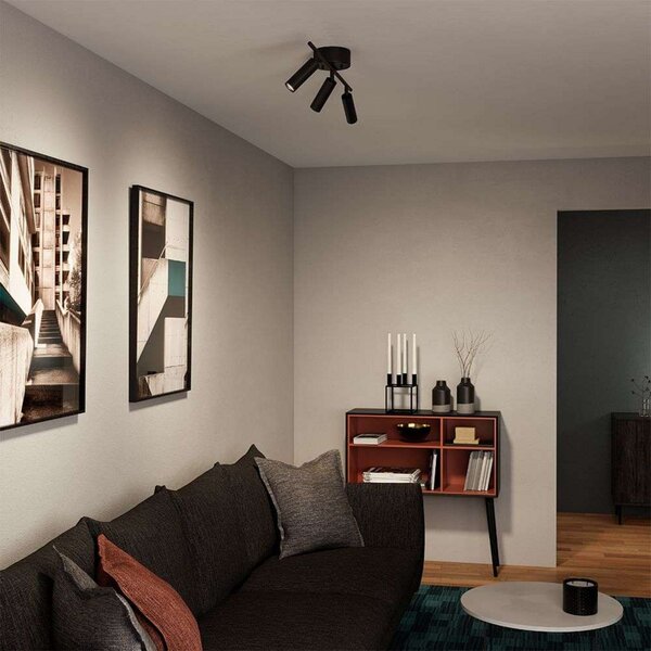 Pipeline 3 Lampa Sufitowa Matt Black - Herstal