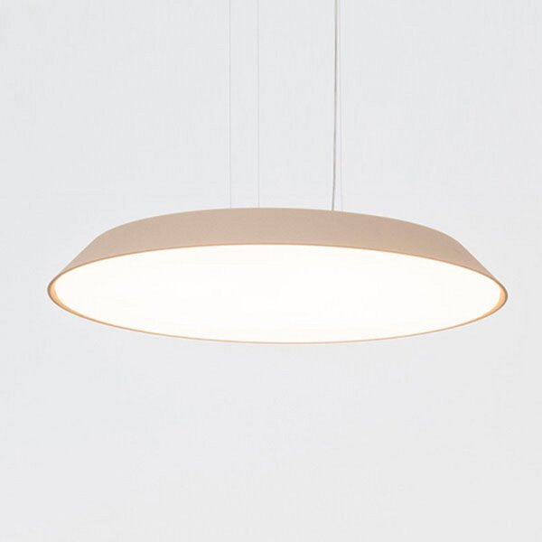 Lampa Wisząca Artemide, Febe, ściemnialny, beżowy, salon, tworzywo sztuczne, nowoczesny