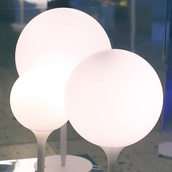 Lampa Stołowa Artemide, Castore, ściemnialny, biały, salon, tworzywo sztuczne, design