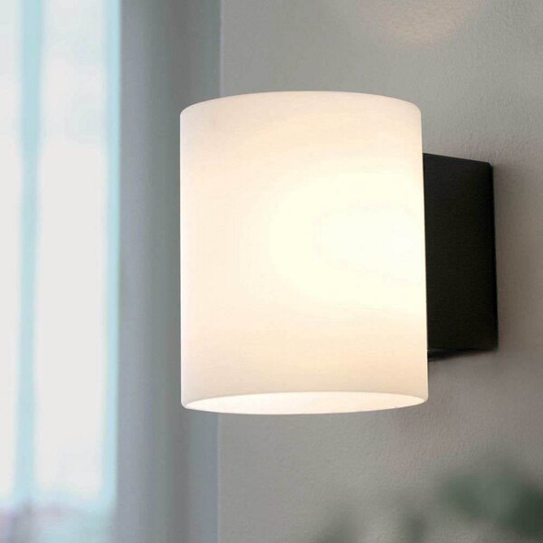 Lampa Ścienna Herstal, czarny, salon, metal