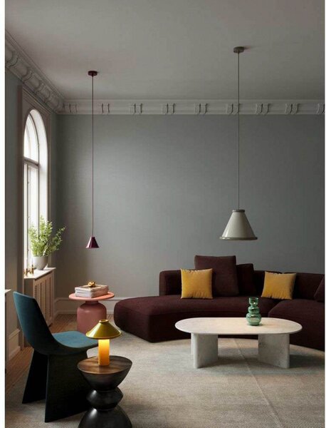 Belle Lampa Wisząca Ø36 Pebble Grey/Moss Grey - Belid