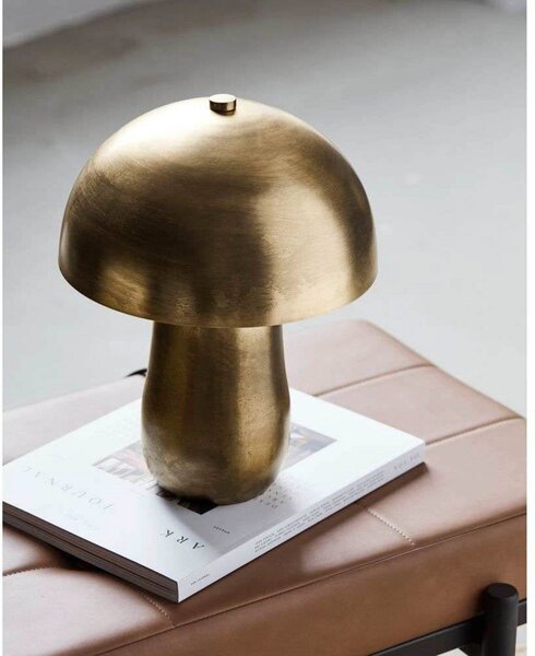 Lampa Stołowa House Doctor, złoty | mosiężny, salon, metal