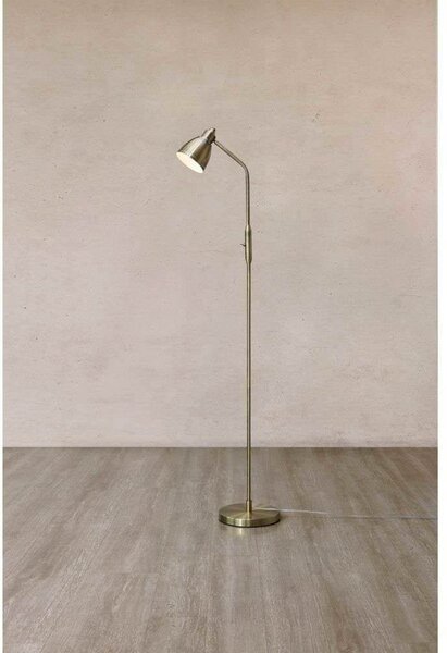 Lampa Podłogowa Markslöjd, złoty | mosiężny, salon, metal
