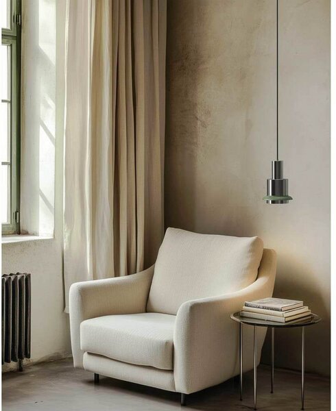Chaumont Lampa Wisząca Ø19xH28 Nikiel/Green
