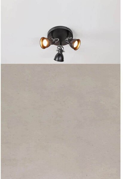 Lampa Sufitowa Markslöjd, czarny, salon, metal