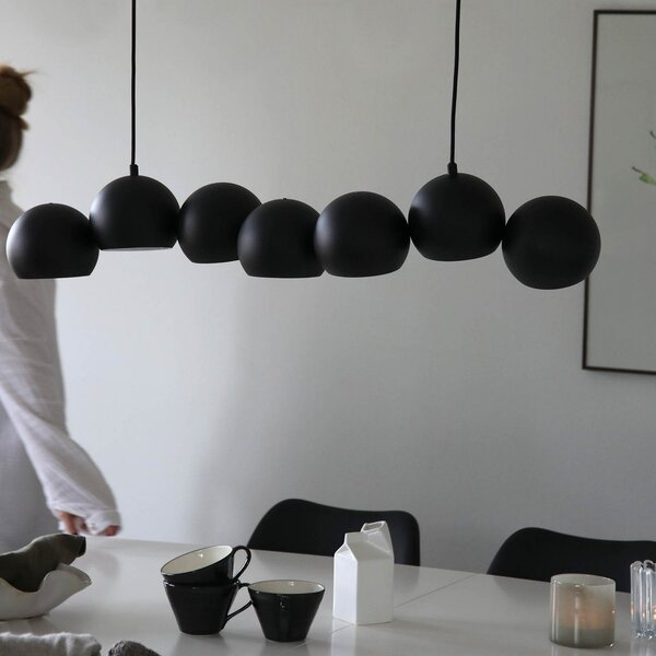 Lampa Wisząca Markslöjd, Cupolo, ściemnialny, czarny, salon, metal, nowoczesny