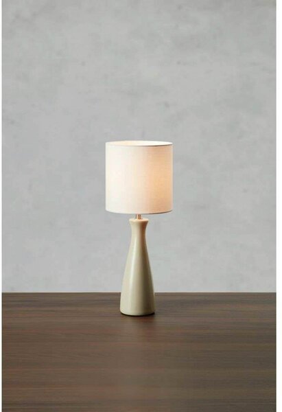 Lampa Stołowa Markslöjd, beżowy, salon, tkanina | tekstylia