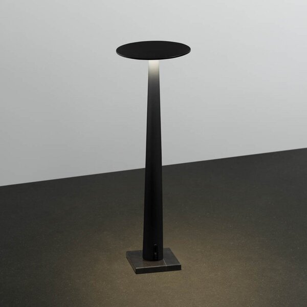 Lampa Stołowa Nemo Lighting, Portofino, ściemnialny, czarny, salon, aluminium, nowoczesny