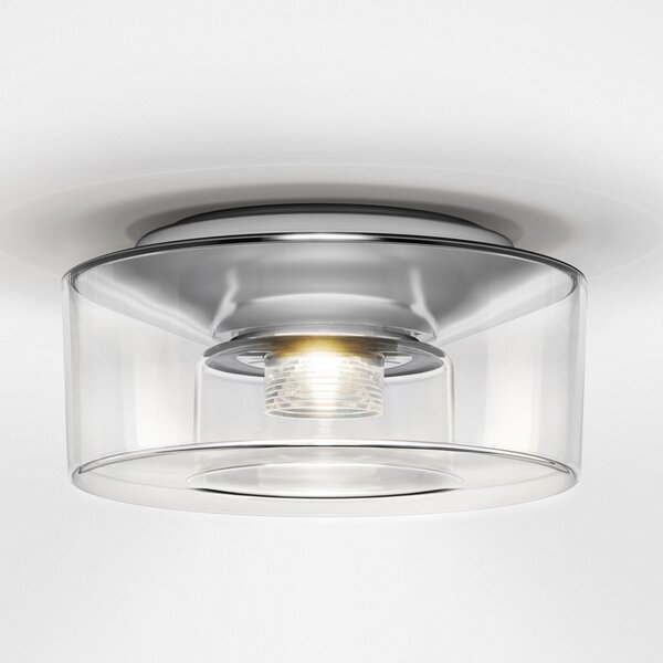Lampa Sufitowa Serien Lighting, Curling M, ściemnialny, transparentny, salon, tworzywo sztuczne, nowoczesny