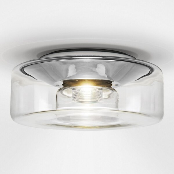 Lampa Sufitowa Serien Lighting, Curling S, ściemnialny, transparentny, salon, tworzywo sztuczne, nowoczesny