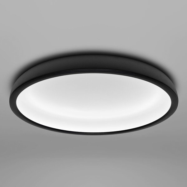 Lampa Sufitowa Stilnovo, Reflexio, ściemnialny, czarny, przedpokój, metal, nowoczesny