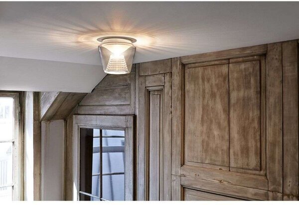 Lampa Sufitowa Serien Lighting, ściemnialny, transparentny, salon, szkło
