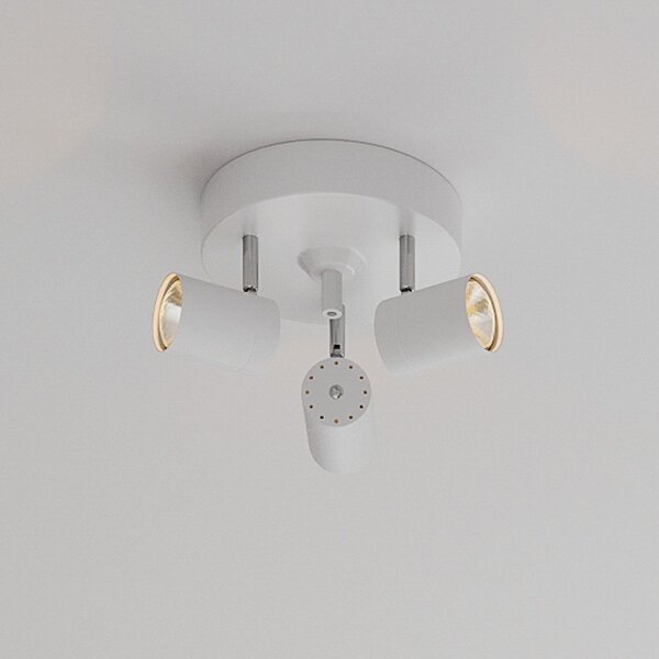 Lampa Sufitowa By Rydéns, Correct, ściemnialny, biały, salon, metal, nowoczesny