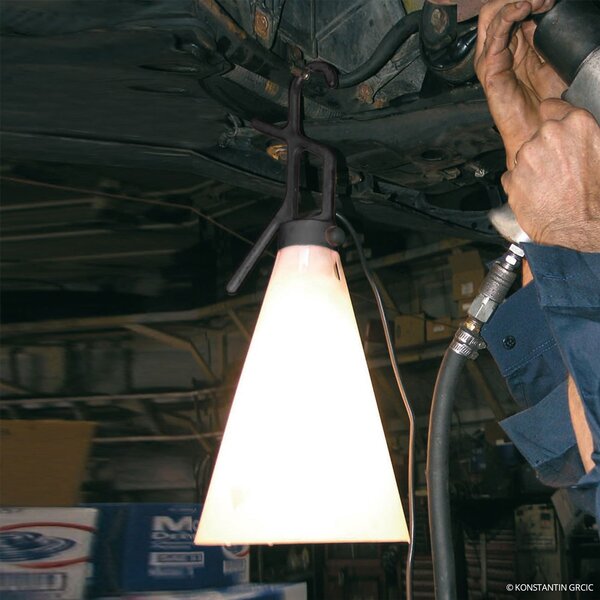 Mayday ArbejdsLampa Czarna FLOS, Mayday, biały, tworzywo sztuczne, design