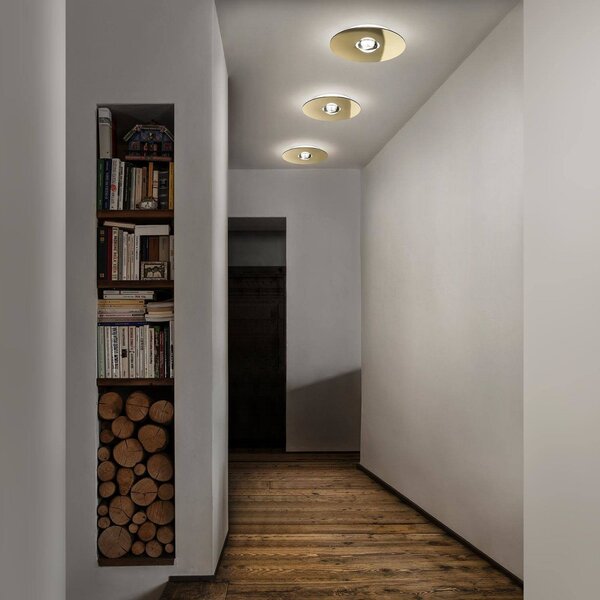 Lampa Sufitowa Lodes, ściemnialny, antyczny mosiądz, metal