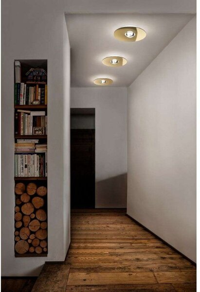 Lampa Sufitowa Lodes, ściemnialny, metaliczny, salon, metal