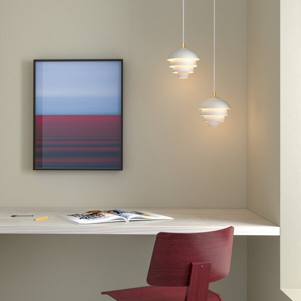 Lampa Wisząca Belid, ściemnialny, biały, salon, metal, design
