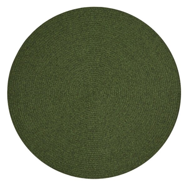 Zielony okrągły dywan odpowiedni na zewnątrz ø 200 cm – NORTHRUGS