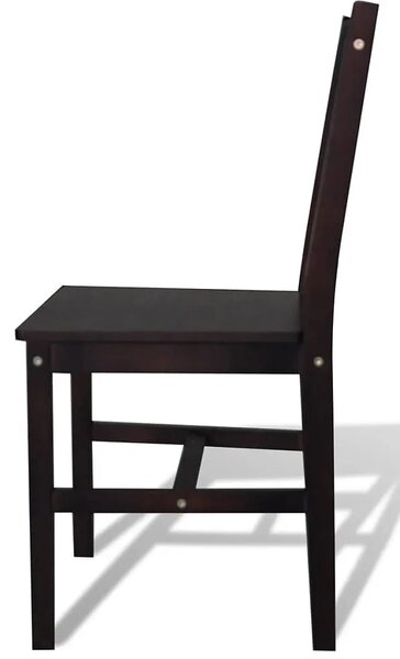 Komplet 6 Krzeseł Drewnianych Wenge L6-M61