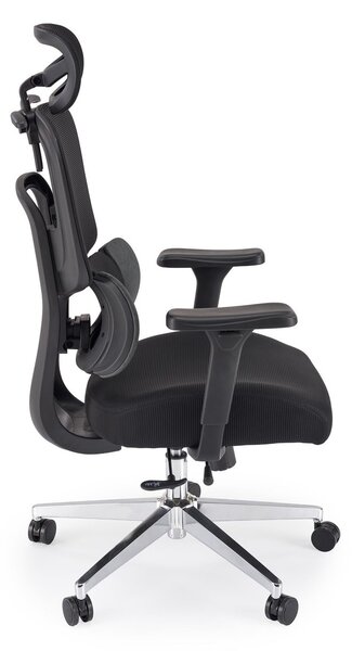 Fotel biurowy ergonomiczny Booster Halmar z regulowanym zagłówkiem