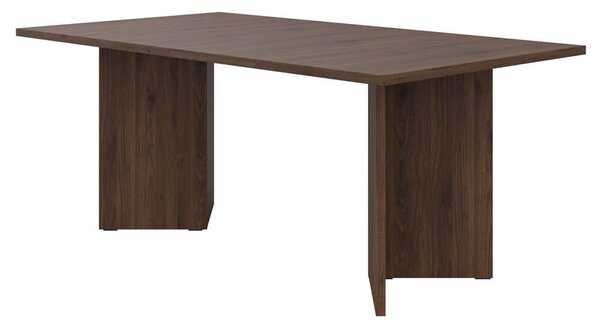MebleMWM Nowoczesny stół rozkładany FORM | 100/188 cm | Orzech Okapi