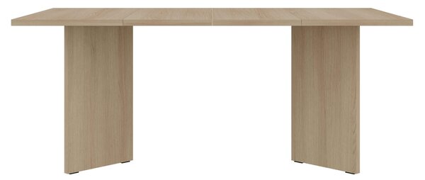 MebleMWM Stół rozkładany do jadalni FORM | 100/188 cm | Dąb Lindberg