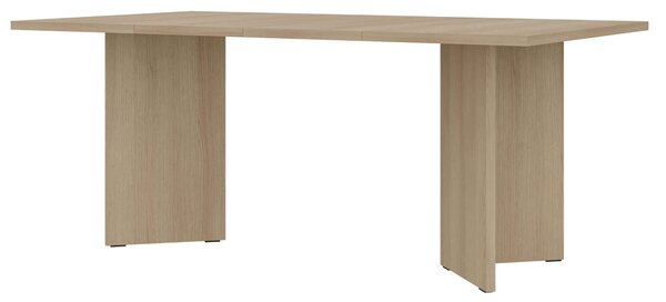 MebleMWM Stół rozkładany do jadalni FORM | 100/188 cm | Dąb Lindberg