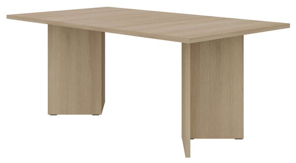 MebleMWM Stół rozkładany do jadalni FORM | 100/188 cm | Dąb Lindberg