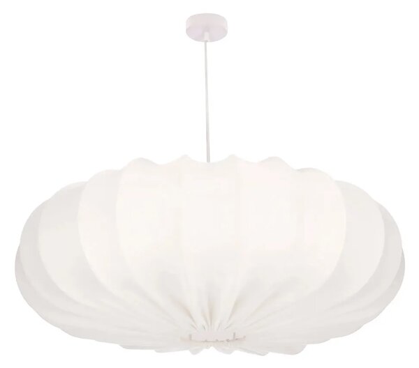 Nowoczesna lampa wisząca z abażurem w kolorze latte W5-E40