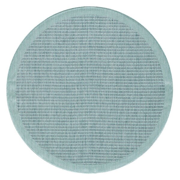 Niebieski okrągły dywan odpowiedni na zewnątrz ø 160 cm Giza 1410 – Ayyildiz Carpets