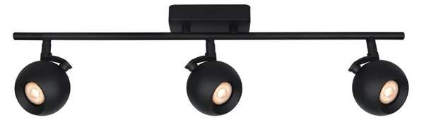 LAFIN lampa listwa sufitowa czarna ze spotami 3xGU10 regulowana SPL-45379-3-BK